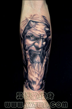 电影人物肖像纹身